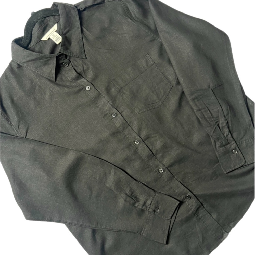 H&M Men's Charcoal Button Down Shirt